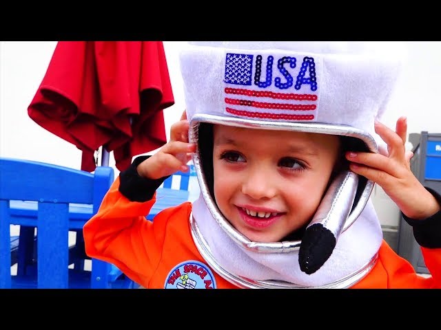 Vlad und Nikita möchten Astronauten sein