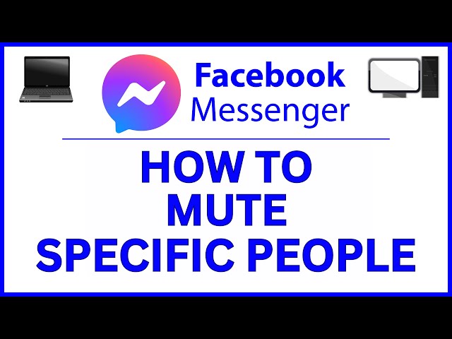 How To Mute Specific People  On Facebook Messenger Using A PC (Web Version) *2024