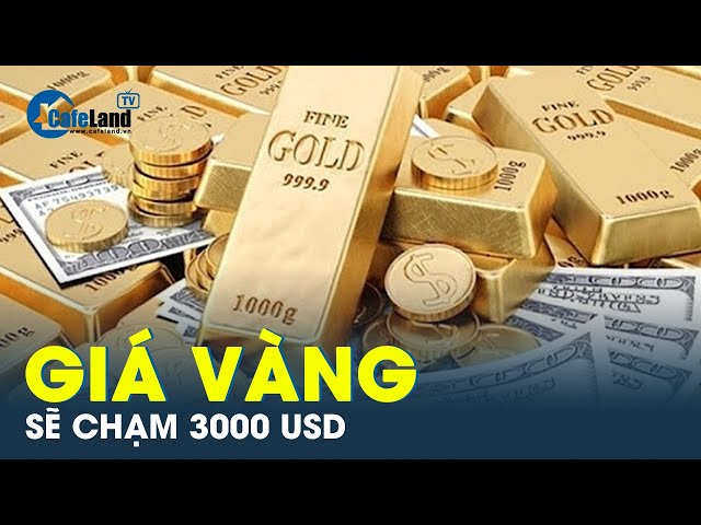 Giá vàng có thể tăng lên 3.000 USD/ounce | CafeLand