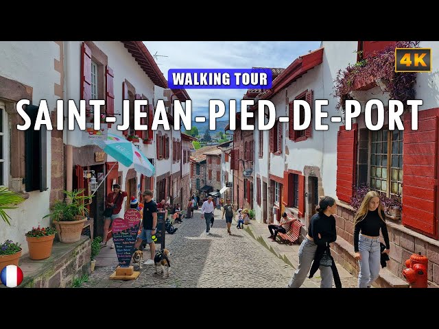 Saint-Jean-Pied-de-Port FRANCE - Starting Village for Pilgrims Walking the Camino de Santiago