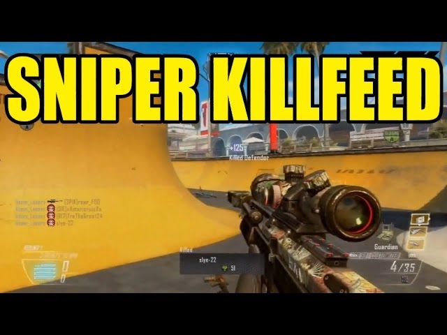 SNIPER KILLFEED | Call of duty Black ops 2