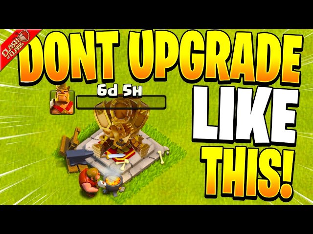 Always DO THIS When Upgrading Heroes in Clash of Clans!
