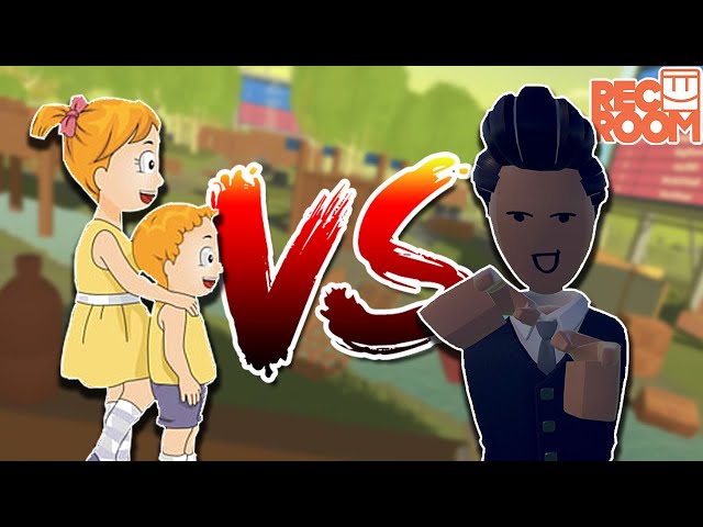 ONE HANDED Paintball VS a BROTHER AND SISTER Duo - Rec Room Paintball