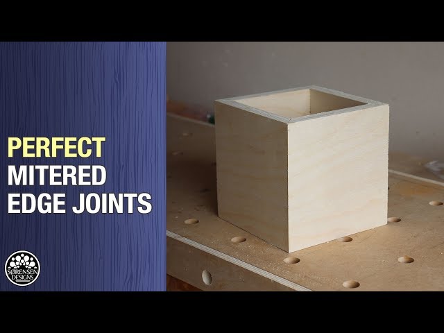 Perfect Mitered Edge Joints // Woodworking Jig