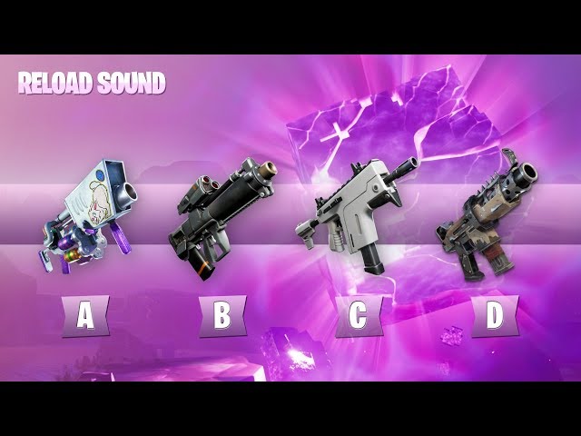 GUESS THE FORTNITE GUN BY THE RELOAD SOUND - PART #2 | tusadivi