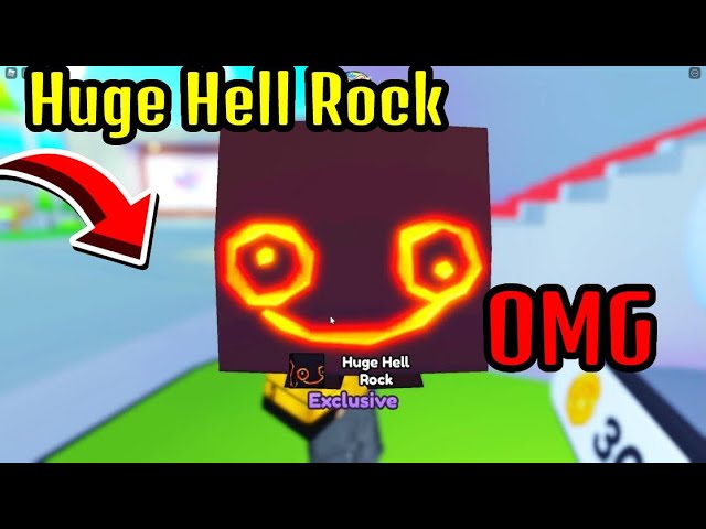 OMG 😱 I *HATCHED* THE HUGE HELL ROCK EXCLUSIVE IN PET SIMULATOR X (ROBLOX)
