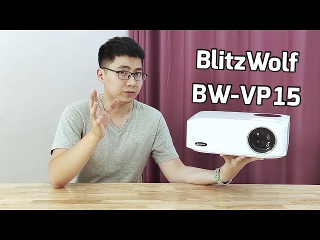 Đánh giá BlitzWolf BW-VP15 giá 4tr6 FullHD, 7000 lumens, độ tương phản 5000:1 trên Banggood