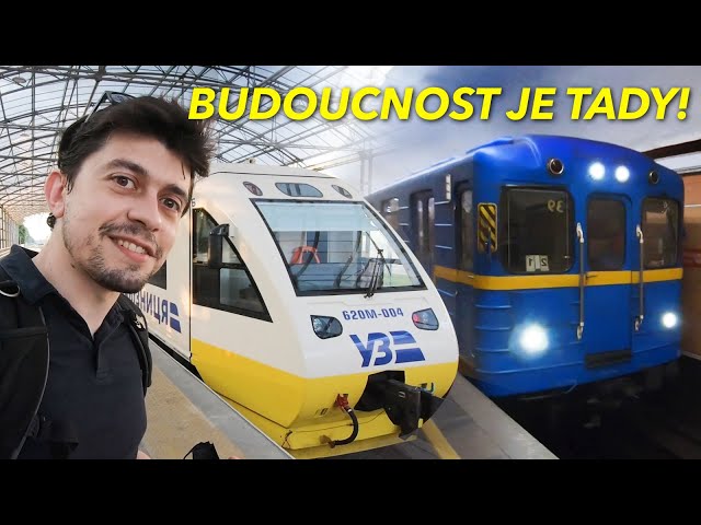 UKRAJINSKÝ SPECIÁL - Jedeme v Kyjevě vlakem na letiště a metrem za 6 Kč