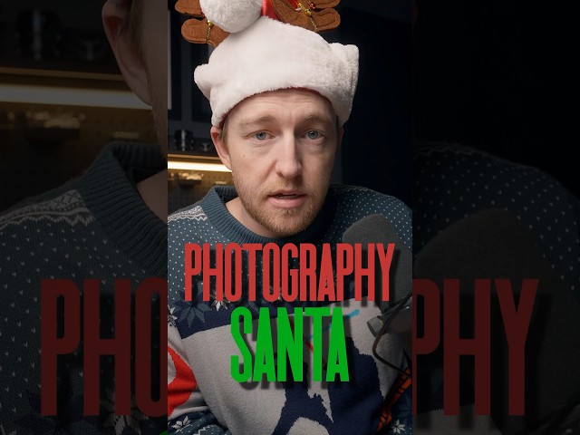 I’m photography Santa