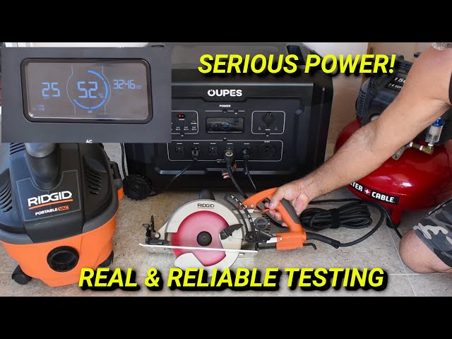 The Best & Most Powerful LiFePO4 Portable Power Station I've Tested ~ Oupes Mega 3
