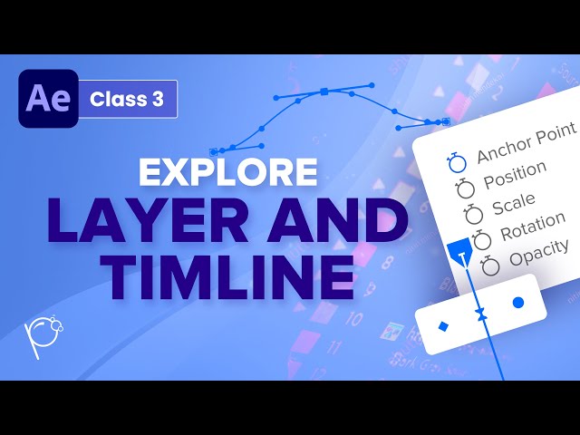 Explore Layers & Timeline properties into After Effects (hindi) #microinteractions #aftereffects