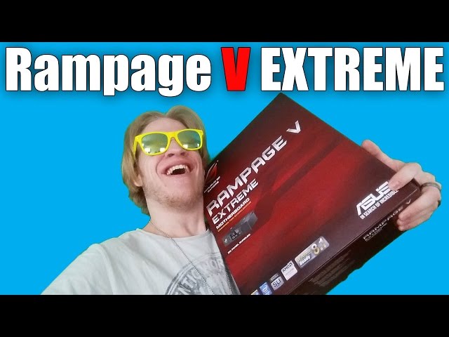 Unboxing og første Kig !!   Asus Rampage V Extreme 1