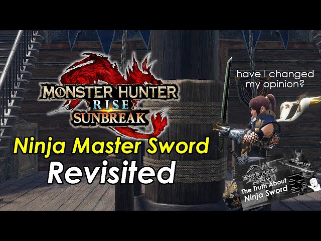 MHRise Sunbreak - Another Ninja Master Sword Video