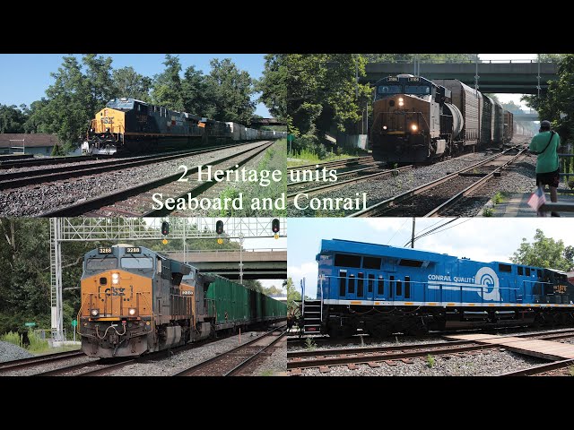 Csx Heritage Units In Action!