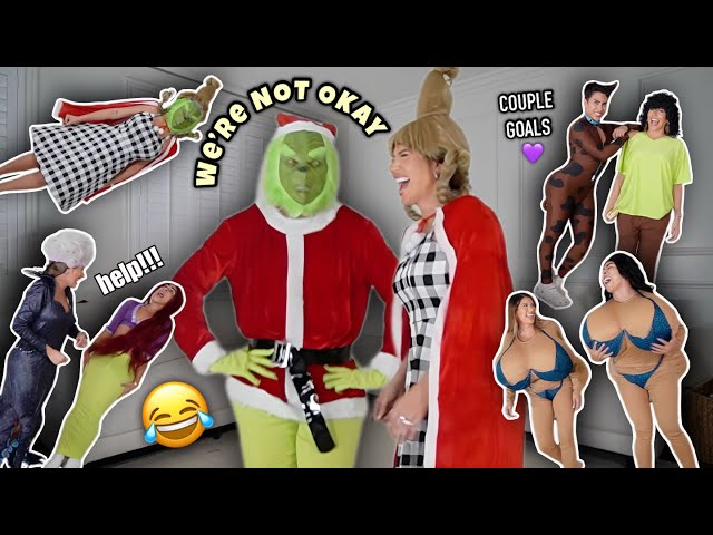 Putting FUNNY AF COSTUMES on with LAURA!! | Louie's Life