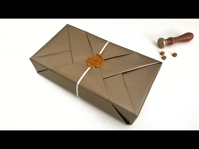 Double Kimono Gift Wrapping (*for shallow, rectangular boxes)