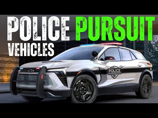 Experiencing Thrills in the Chevy Blazer EV Police Pursuit Vehicles