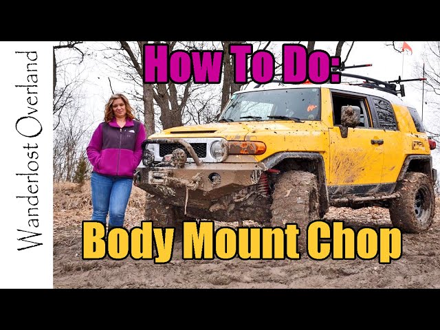 DIY Body Mount Chop or BMC On A Toyota FJ Cruiser or 4Runner