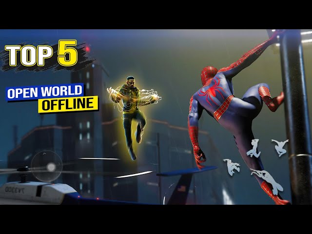 Top 5 Open World Spider Man Games For Android 2022 | High Graphics