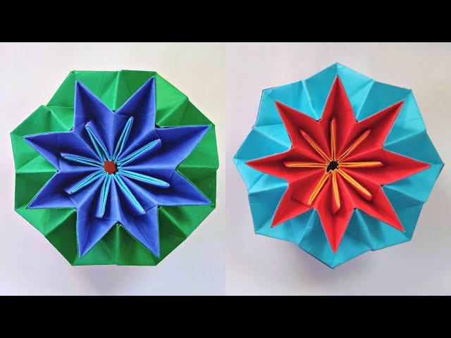 Origami COLORED FIREWORKS | How to make a paper fireworks
