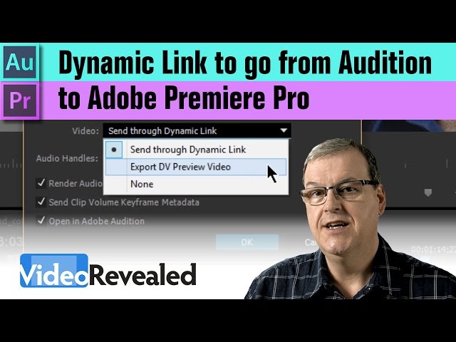 Dynamic link to go from Premiere Pro to Audition