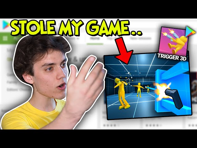 He Stole My Game, and made a cringe mobile Ad with it...