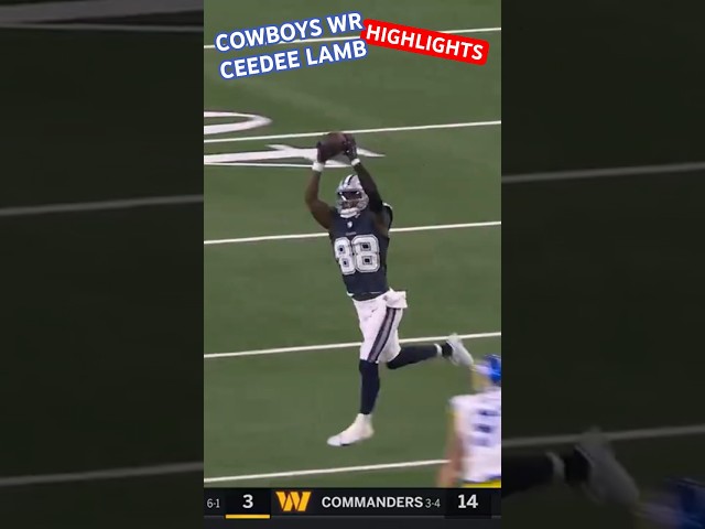 CEEDEE LAMB ✭ #COWBOYS WR #HIGHLIGHTS! 🔥 Working To Stay Elite & Become The Best WR In The #NFL 👀