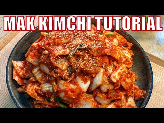 Making Easy AUTHENTIC Mak Kimchi