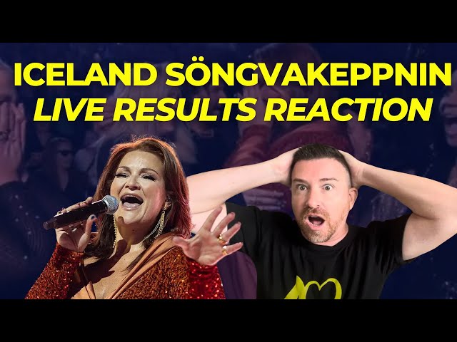 Eurovision Iceland Songvakeppnin live results reaction - Hera Björk wins!
