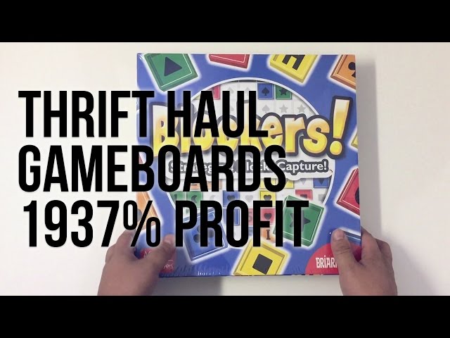 Thrift Haul Gameboards $30 spend $550 profit
