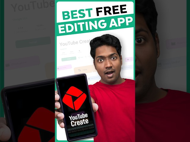YouTube Create: Edit videos and shorts right from your phone 📲
