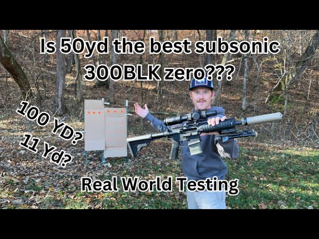 300 blackout subsonic zeros- tested!