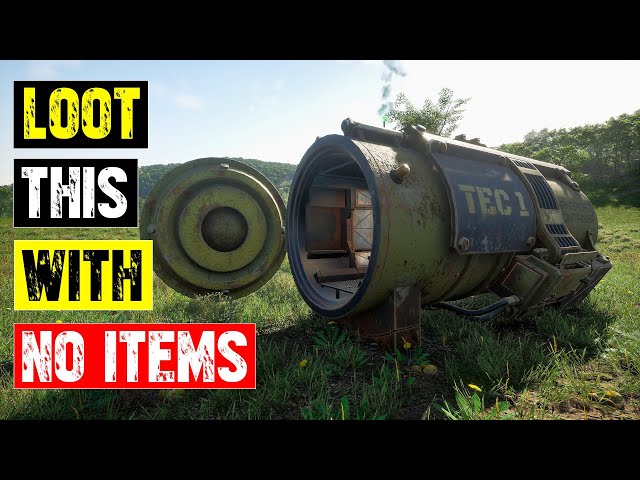 How to Loot a Cargo Drop in Scum with no Items