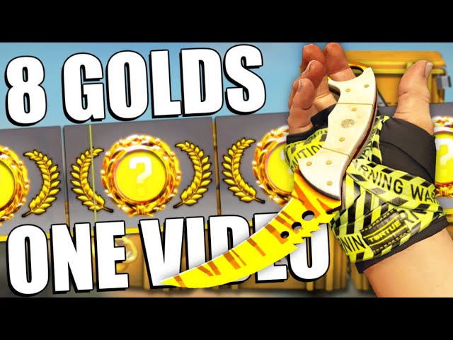 I GOT 8 GOLDS in 1 UNBOXING (INSANE LUCK!!) | TDM_Heyzeus