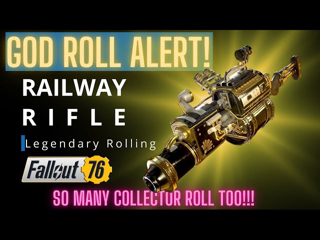 I Can't Believe How Many Great Railway Rolls I Got in Fallout 76!