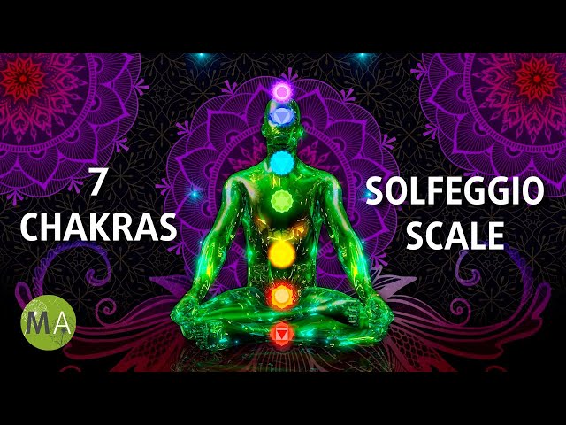 7 Chakras Meditation with Isochronic Tones + Full Solfeggio Scale