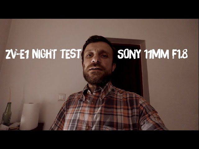 ZV-E1: 4K Vlogging Test | Sony 11mm F1.8 | Low-Light Night Video