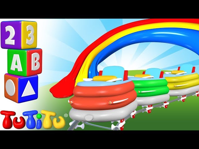 💛🧡💚Fun Toddler Colors Learning with TuTiTu Rollercoaster toy💚💜💙  TuTiTu Preschool and songs🎵