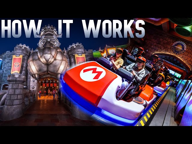 HOW IT WORKS - Universal's Mario Kart Ride | Super Nintendo World