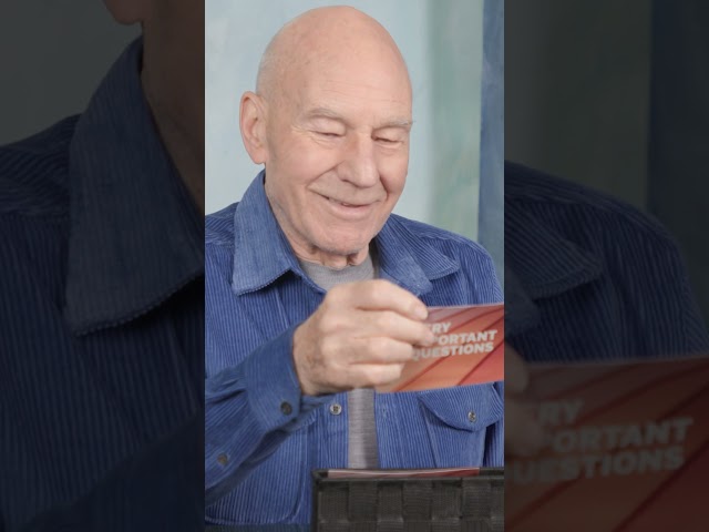 Patrick Stewart knows space, comfort and will even answer stupid questions #startrek #picard