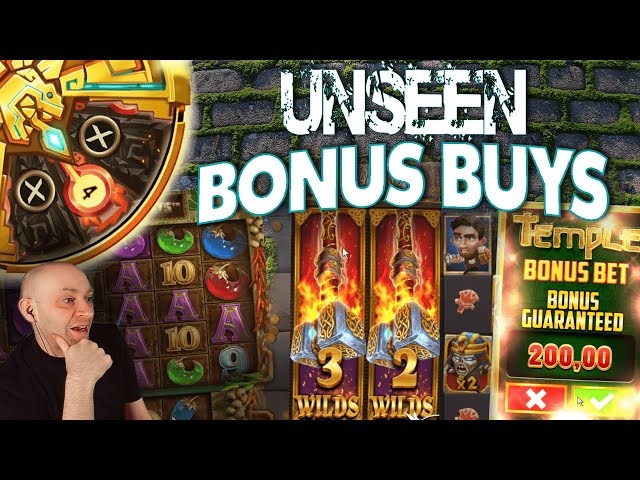 Online Slots: UNSEEN Offstream Bonus Buys!