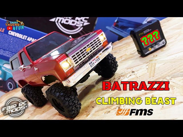 FCX24 Chevrolet K5 Blazer Batrazzi Mods | FMS Fair RC Mod Way Cool McCue | Unboxing & Climbing Test