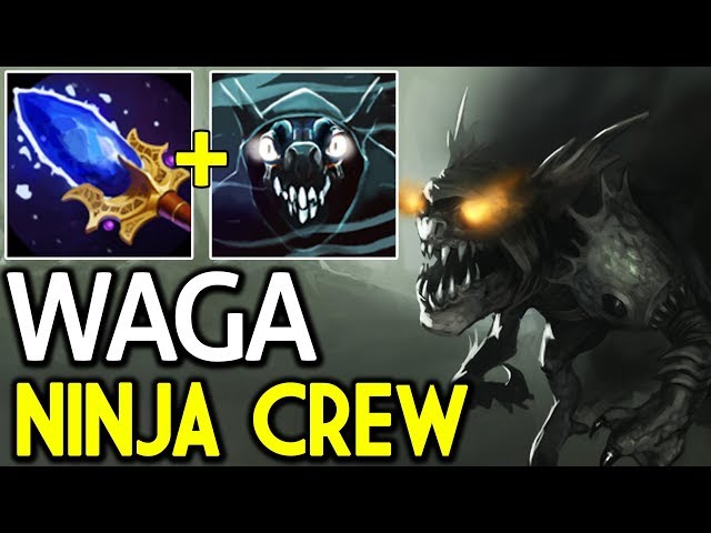 Wagamama [Slark] WTF! Ninja Crew with Aghanim 7.14 Dota 2