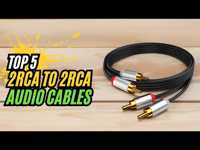 Best 2RCA to 2RCA Audio Cable | Ultimate Top 5 Picks!
