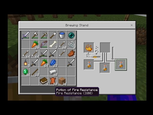 How to make potion of fire Resistant