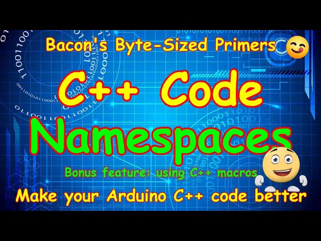 #BB10 Namespaces & Macros for Arduino (and other) microcontrollers