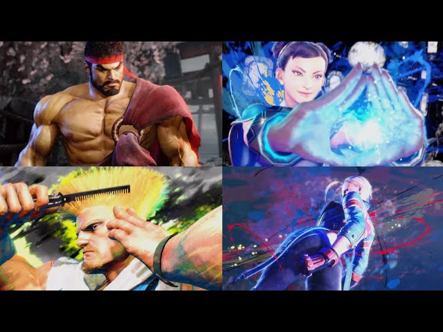 Street fighter 6 All characters Intros & Win Poses