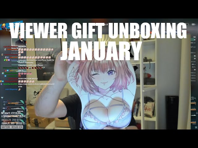 January Viewer Gift Unboxing - The Weebs Strike Back