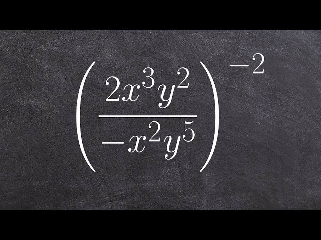 Using multiple properties of exponents simplify the expression