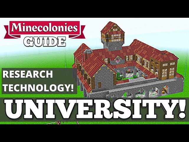 Minecolonies University! How To Research Technology! #6